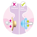 Mam Supreme Night - Glowing Silicone Pacifier, 6 months+, Neutral