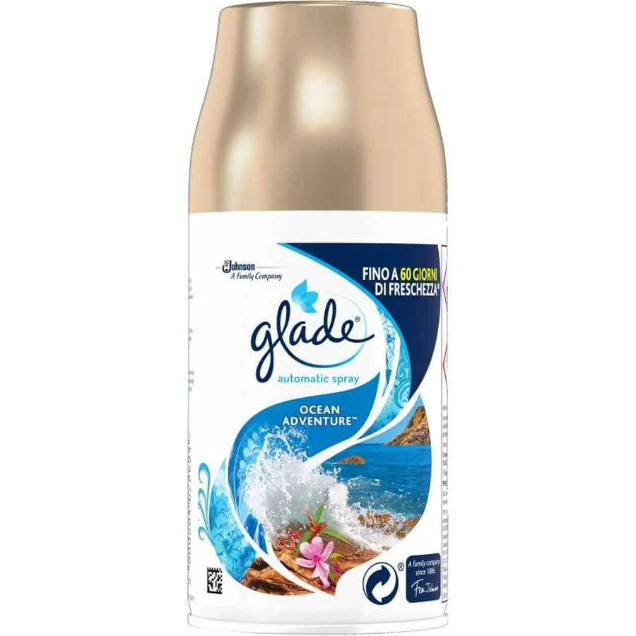 Glade Automatic Spray – Ocean Adventure Nachfüllpackung, 269 ml
