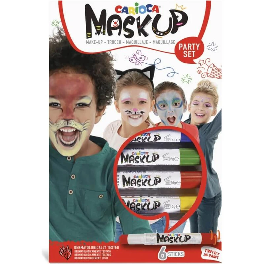 Carioca Mask Up Party - 6 skin markers