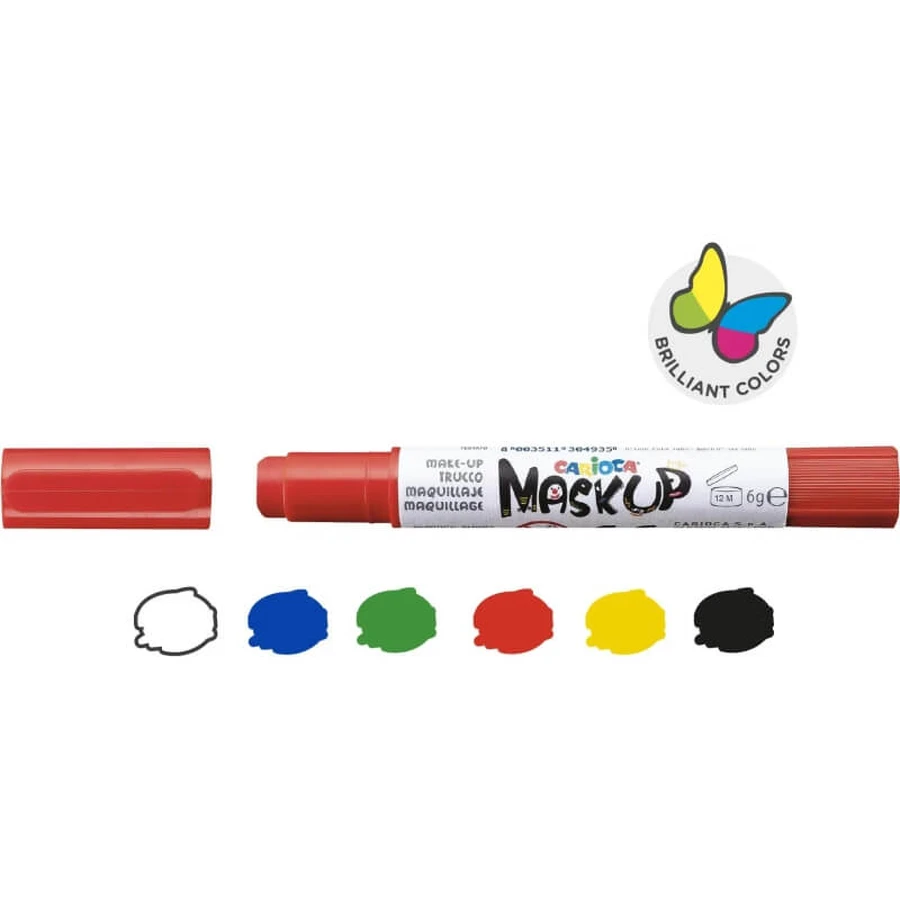 Carioca Mask Up Party - 6 skin markers