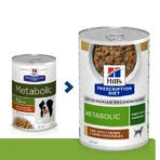 Hill's Prescription Diet Metabolic Stew - Complete Dog Food for Weight Management, 354 g