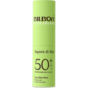 Bilboa SPF 50+ Sonnenschutzstift für Gesicht und Lippen mit Aloe-Geschmack, sehr hoher Schutz, 10 ml