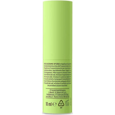 Bilboa SPF 50+ Sonnenschutzstift für Gesicht und Lippen mit Aloe-Geschmack, sehr hoher Schutz, 10 ml