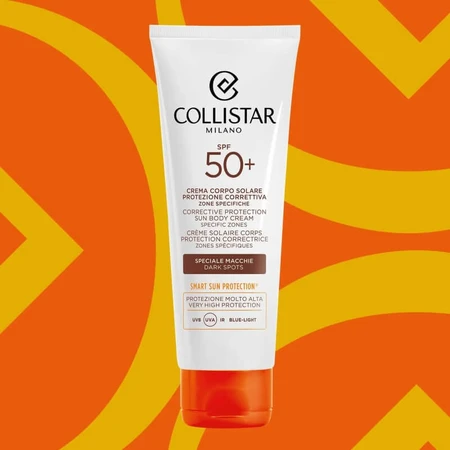 Crema solar para el cuerpo Collistar SPF 50+ — Fórmula especial para manchas oscuras, protección muy alta, 100 ml