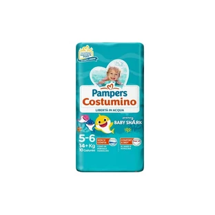 Couches de bain Pampers - 10 couches, taille 5-6 (à partir de 14 kg)