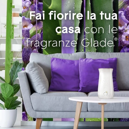 Glade Tranquil Lavender & Aloe – 2 Nachfüllpackungen für den Raumduft-Diffusor