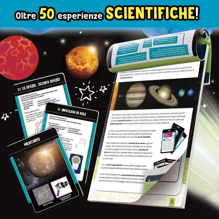 Lisciani «Soy un genio»: Ciencia en casa - Astronomía - Juego científico