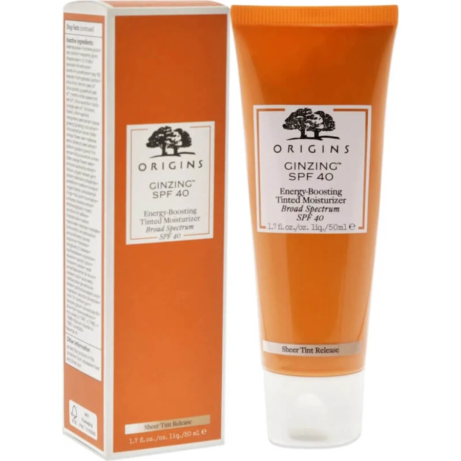 Origins Ginzing Crème hydratante teintée énergisante SPF 40 - Crème hydratante teintée énergisante 50 ml