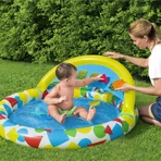 Bestway Splash and Learn – Aufblasbares Planschbecken für Kleinkinder