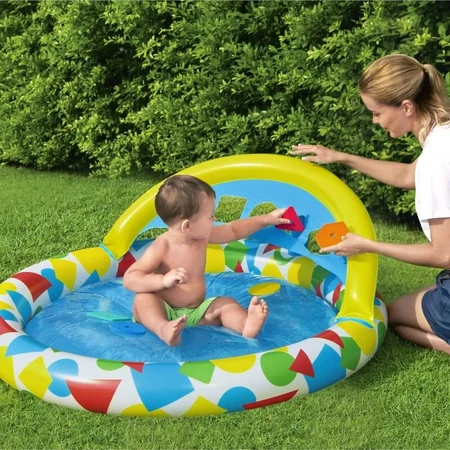 Bestway Splash and Learn – Aufblasbares Planschbecken für Kleinkinder
