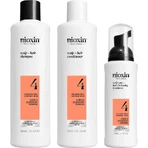 Nioxin System 4-set – Set voor meer volume: 300 ml shampoo + 300 ml conditioner + 100 ml behandeling