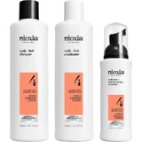 Nioxin System 4 Kit - Volumizing Set: 300 ml Shampoo + 300 ml Conditioner + 100 ml Treatment