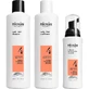 Nioxin System 4-set – Set voor meer volume: 300 ml shampoo + 300 ml conditioner + 100 ml behandeling