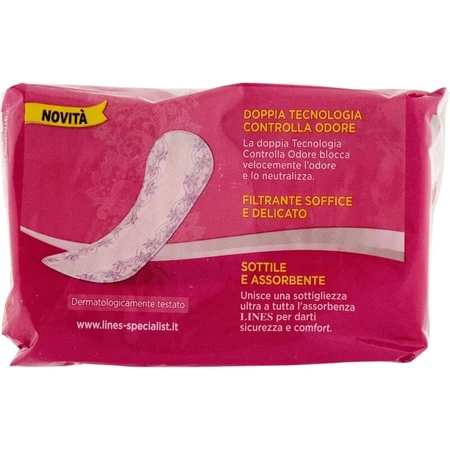 Lines Specialist Ultra Mini - 24 salvaslips largos para incontinencia leve