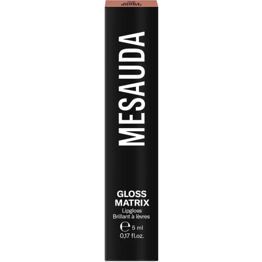 Mesauda Gloss Matrix - Brillo de labios n.º 110 Pinky Brown