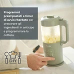 Nuvita Magic Baby Food Maker: robot de cocina 7 en 1 para papillas y purés de bebé