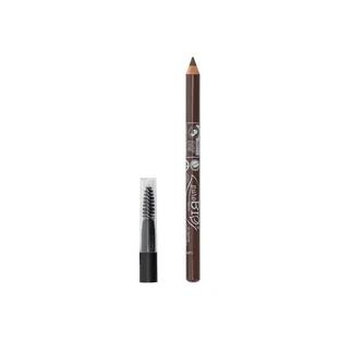 Lápiz de cejas con pincel de Purobio, n.º 48, color carbón
