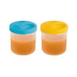 Bocaux Chicco - 2 récipients pour aliments pour bébé à utiliser avec un récipient isotherme de 250 ml