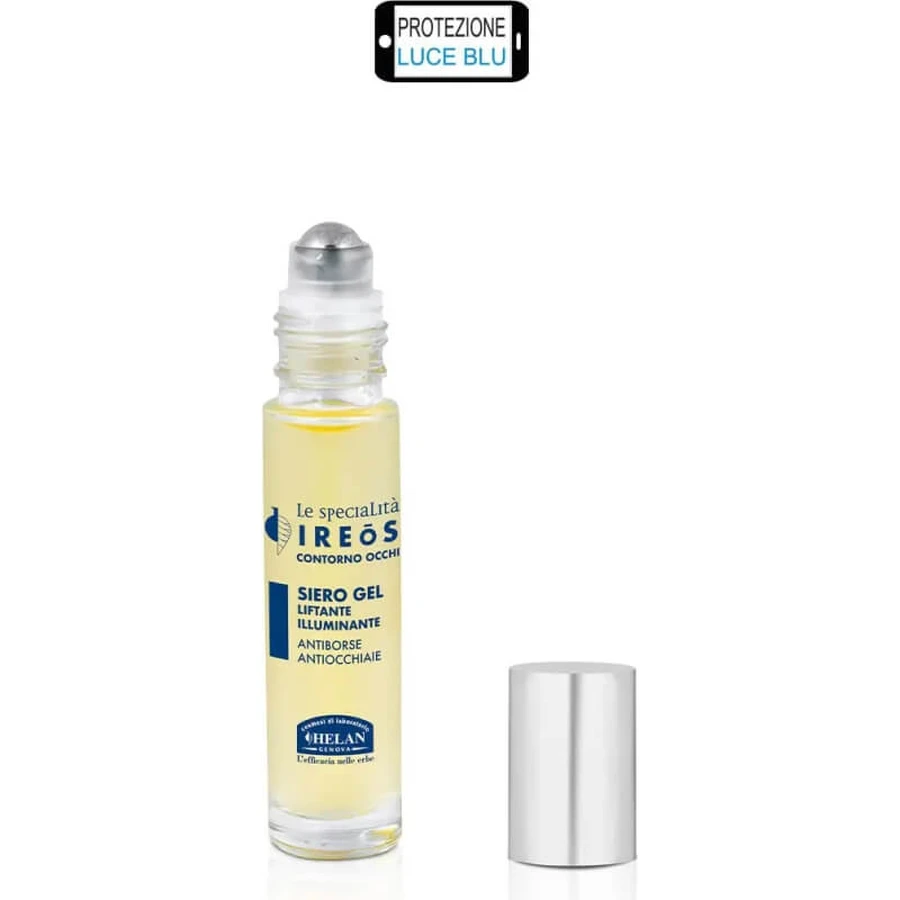 Helan Ireos - Sérum gel iluminador y reafirmante para reducir la hinchazón y las ojeras, 100 ml