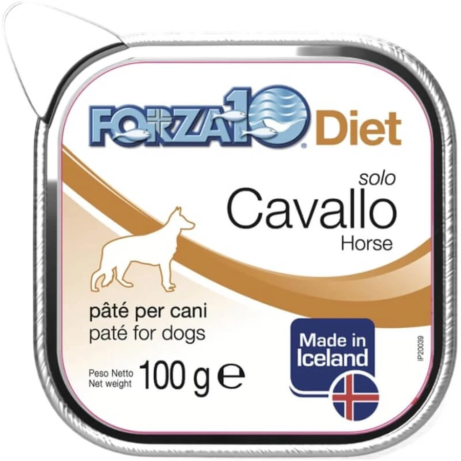 Forza10 Forza 10 Horse-Only Diet - Aliment diététique pour chiens souffrant d'intolérances alimentaires, 300 g