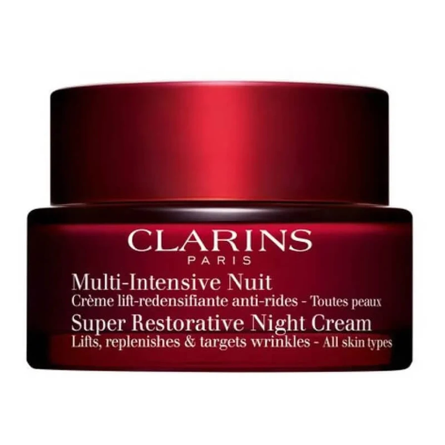 Clarins Multi-Intensive Nuit - Anti-Wrinkle Night Cream for All Skin Types, 50 ml