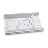 Italbaby Matisse PVC-verschoontafel – grijs met ingebouwd vak, 81 x 49 x 10 cm