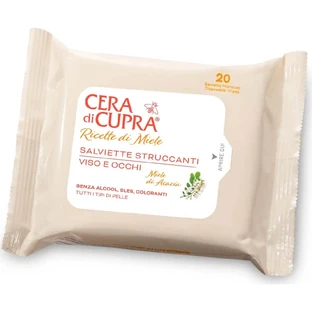 Cupra Wax Beauty Rezept – 20 Make-up-Entferner-Tücher für das Gesicht