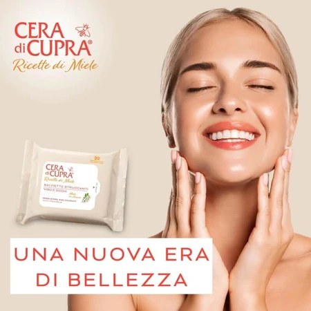Cupra Wax Beauty Rezept – 20 Make-up-Entferner-Tücher für das Gesicht