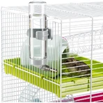 Ferplast Laura - gabbia modulare per criceti bianca con accessori