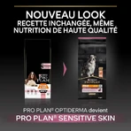 Purina Pro Plan Adult 7 Plus Sensitive Skin pentru câini de talie medie și mare, cu somon – hrană completă pentru câini, 3 kg
