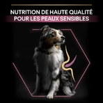 Purina Pro Plan Adult 7 Plus Sensitive Skin pentru câini de talie medie și mare, cu somon – hrană completă pentru câini, 3 kg