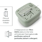 Nuvita Steridry - 2-in-1 stoomsterilisator en -droger met HEPA-filter voor babyflesjes en accessoires