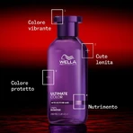 Wella Ultimate Color Stap 1 Beschermende en zuiverende shampoo voor gekleurd haar, 100 ml