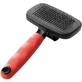 Ferplast Gro 5955 – Fellpflegebürste für Hunde und Katzen mit mittellangem und langem Fell, mit Quick-Clean-System