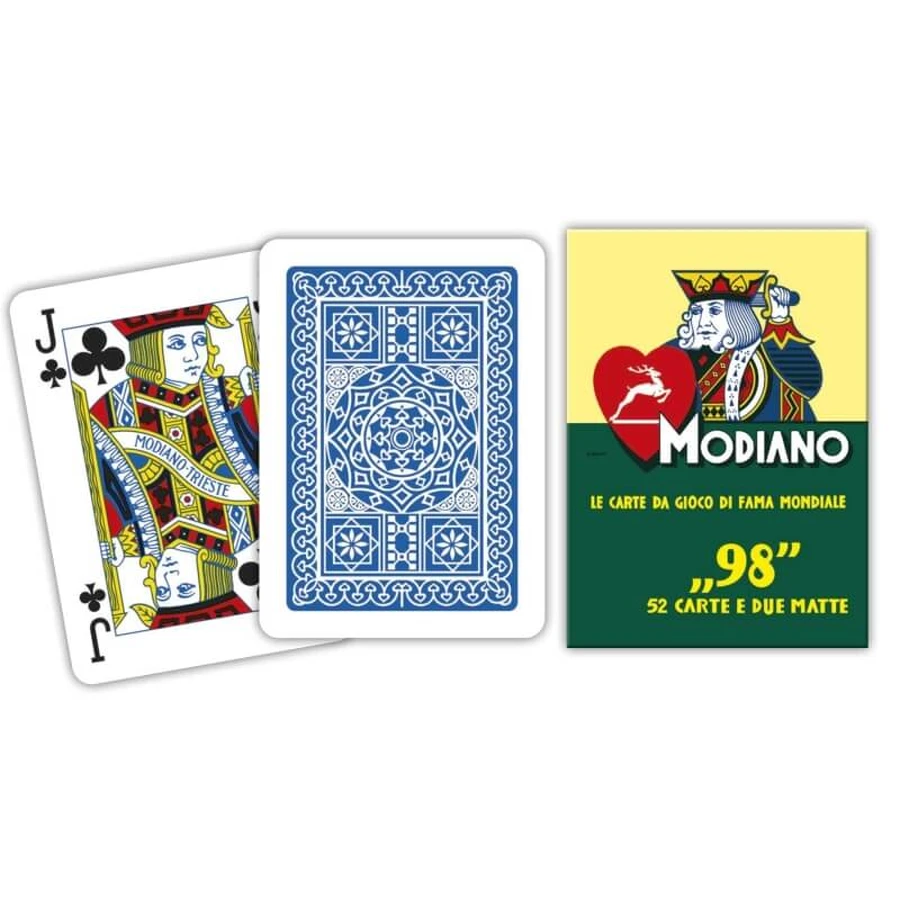 Modiano Poker 98 Blue - Baraja de cartas