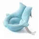 Siège de bain pour bébé Cangaroo - Coussin moelleux et antidérapant pour nouveau-nés, bleu clair