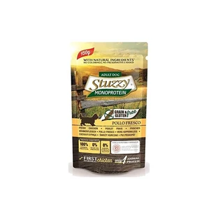 Stuzzy Monoprotein fără cereale și fără gluten, cu pui proaspăt – hrană completă pentru câini adulți, 150 g