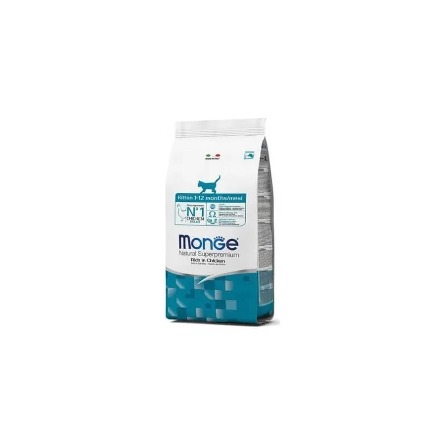 Monge Natural Superpremium Kitten – Trockenfutter für Kätzchen, 10 kg