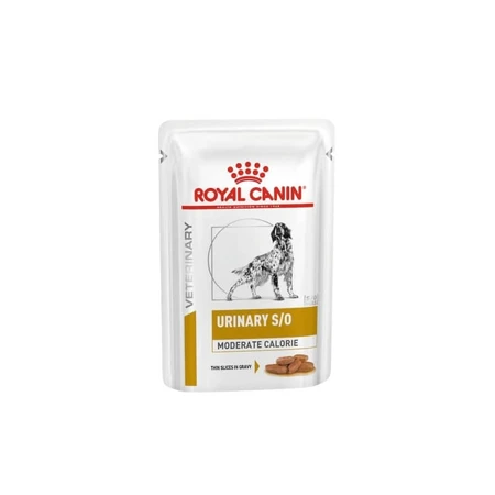 Royal Canin Urinary S-O - Alimento dietético completo para perros con cálculos de estruvita, 12 bolsitas de 100 g cada una