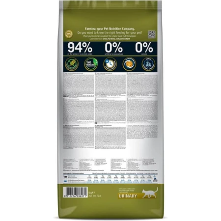Farmina N&amp;d Urinary Quinoa con pato, arándanos y manzanilla - Alimento completo para gatos adultos, 5 kg