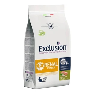 Exclusion Diet Renal Cat Phase 2 Pork & Pea and Rice - Complete food for cats with kidney problems, 300 g