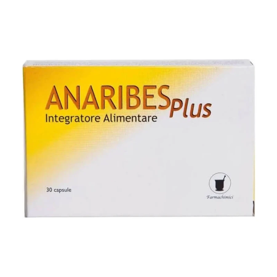 Anaribes plus 30 capsule – supliment alimentar pentru piele