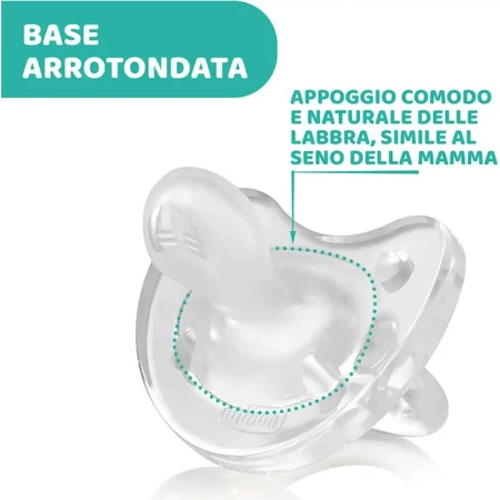 Chicco Physio Soft Silicone Pacifier, 6–16 months, 1 pacifier