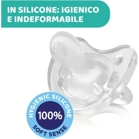 Chicco Physio Soft Silicone Pacifier, 6–16 months, 1 pacifier