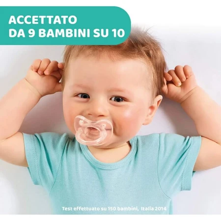 Chicco Physio Soft Silicone Pacifier, 6–16 months, 1 pacifier