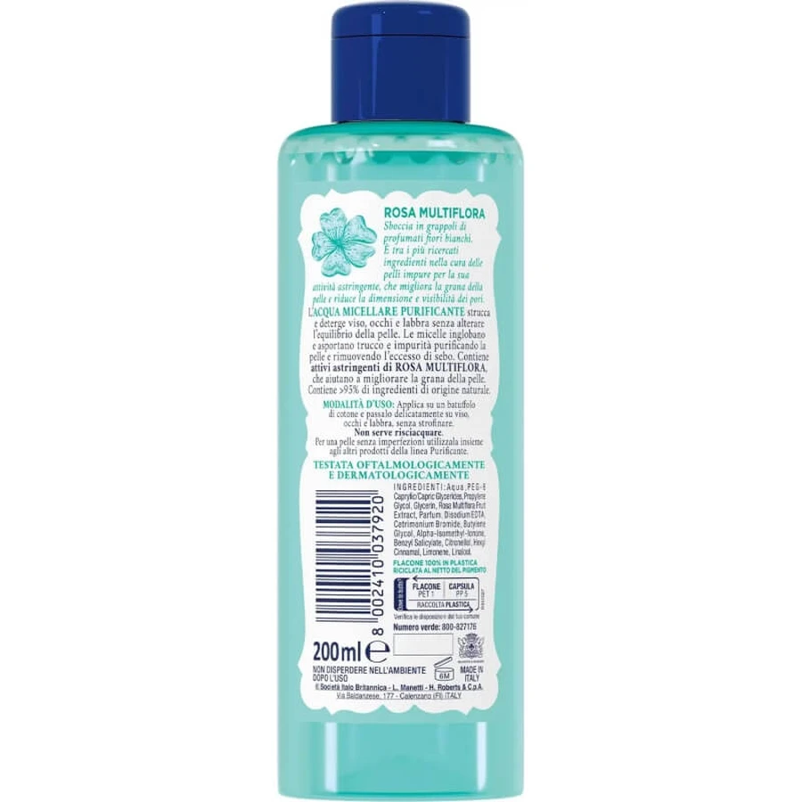 Reinigendes Rosenwasser – Mizellenwasser für zu Unreinheiten neigende Haut, 200 ml