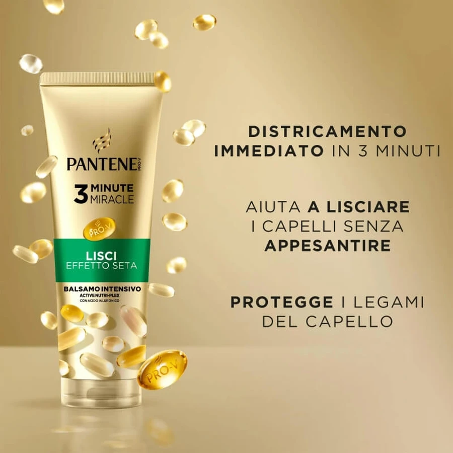 Pantene Pro-V 3-Minute Miracle Silky Smooth - Intensieve conditioner 220 ml