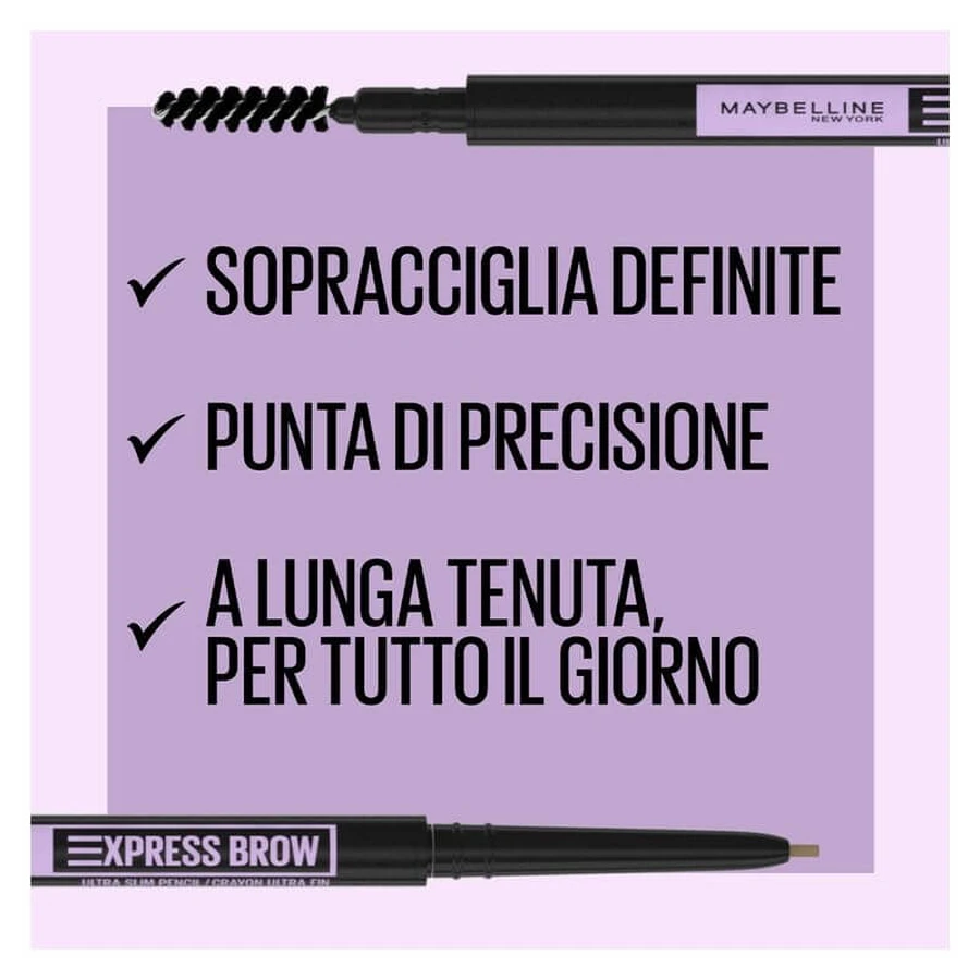 Maybelline Express Brow Ultra Slim - Eyebrow Pencil No. 02 Soft Brown