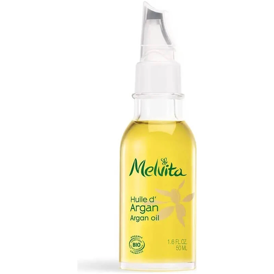 Aceite de argán Melvita - Aceite para rostro y cuerpo, 50 ml