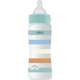 Chicco Well-being - Biberón de flujo rápido de 330 ml - Verde claro